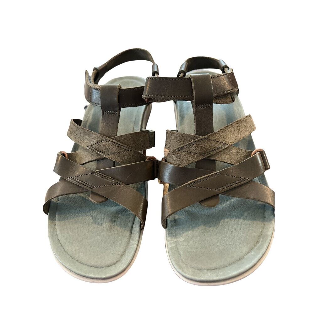 11‎ M Merrell Womens Kalari Shaw Olive Ankle Strap Sandals Comfort